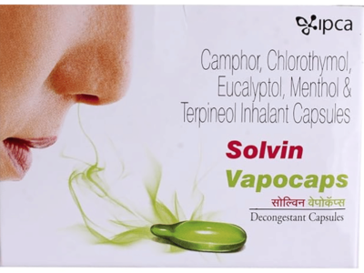 Solvin Vapocaps Decongestant Capsules