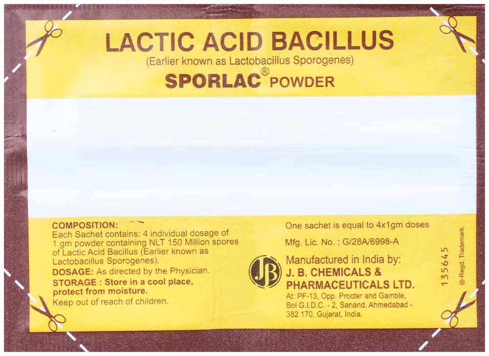 Sporlac 4gm Sachet - Image 3