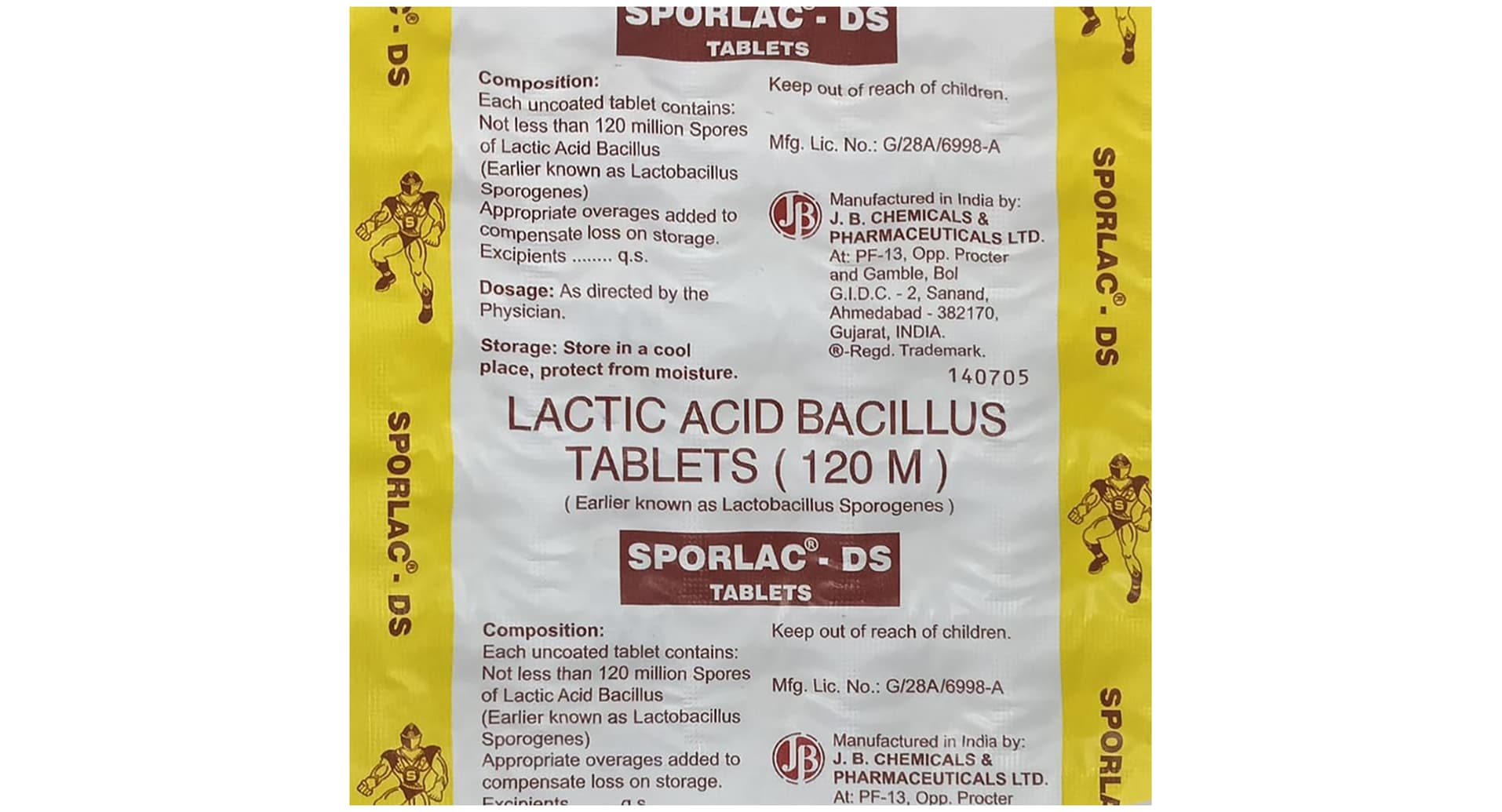 Sporlac DS Tablet