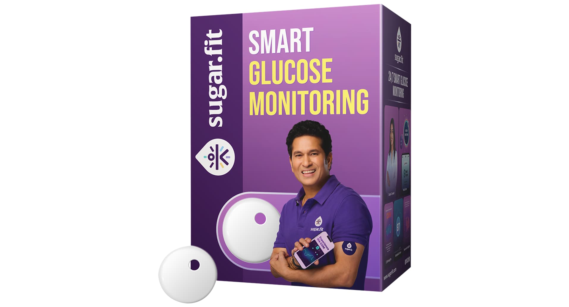 Sugar.Fit CGM Smart Glucose Monitoring Sensor