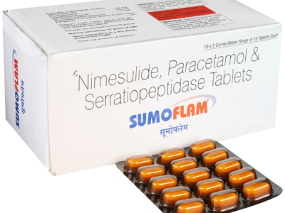 Sumoflam Tablet box and blister pack