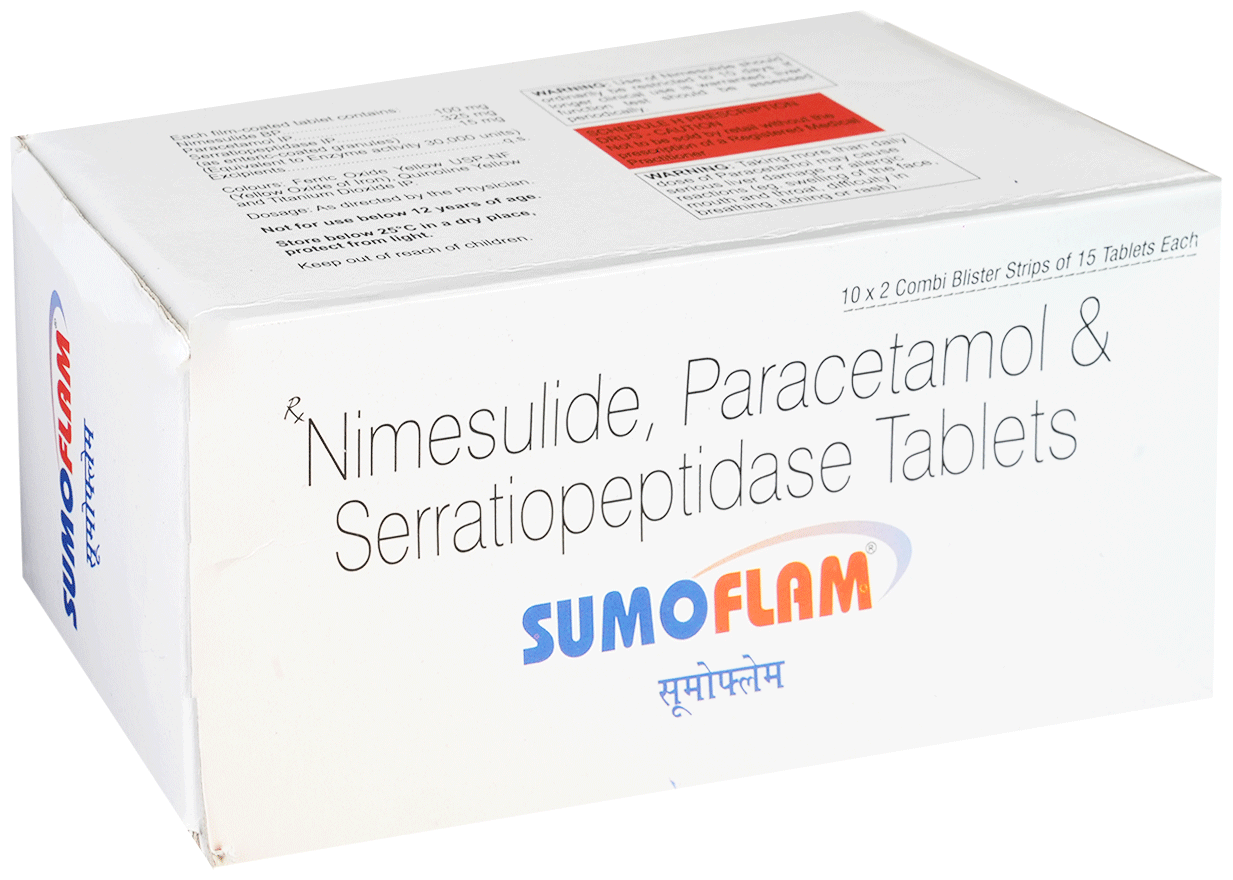 Sumoflam Tablet box