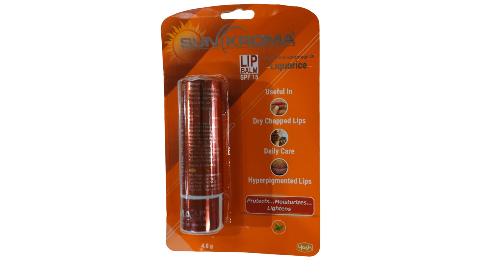 Sunkroma SPF 15 Lip Balm with Liquorice