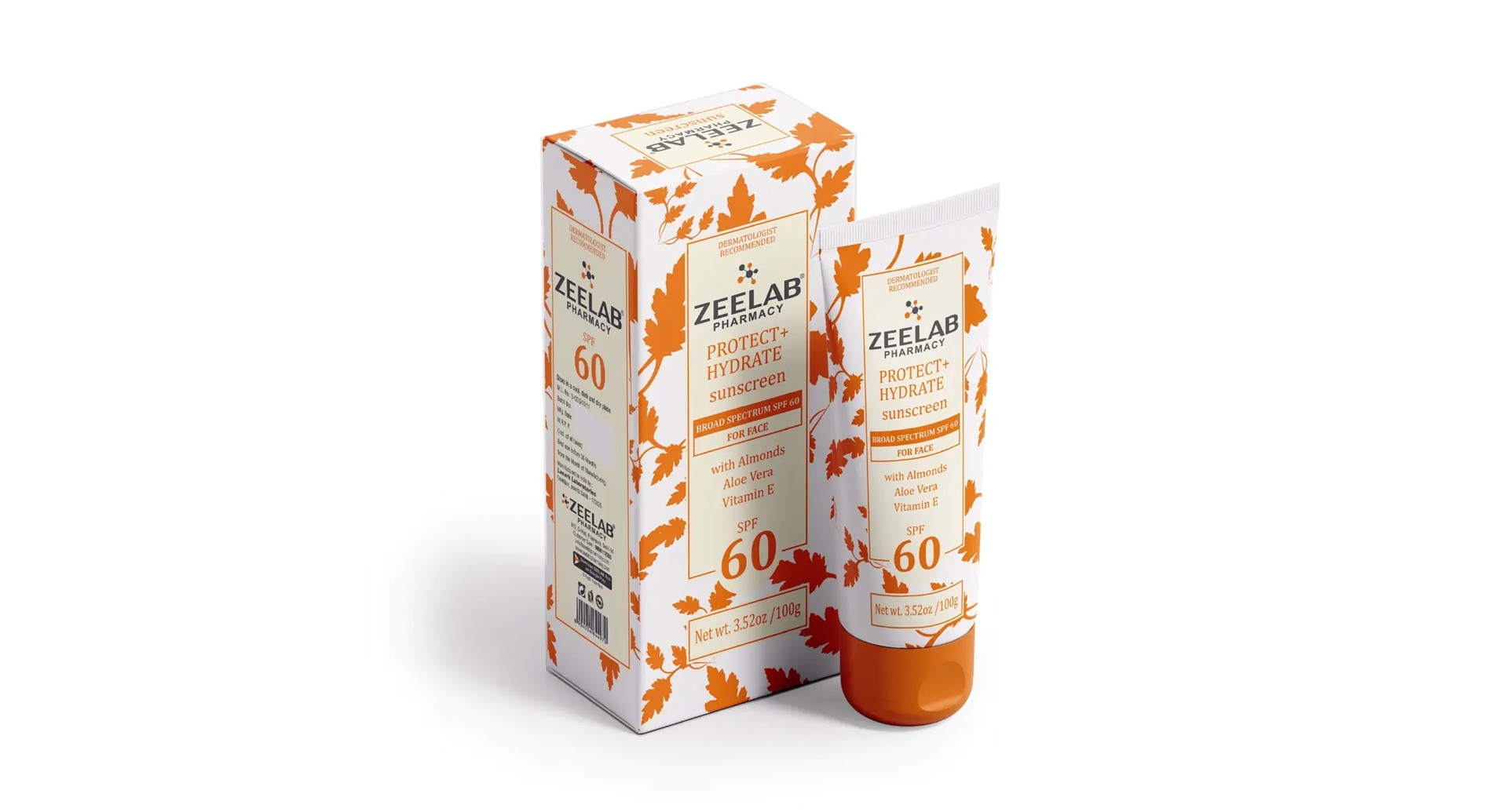 Sunscreen Lotion SPF 60 100gm tube and box