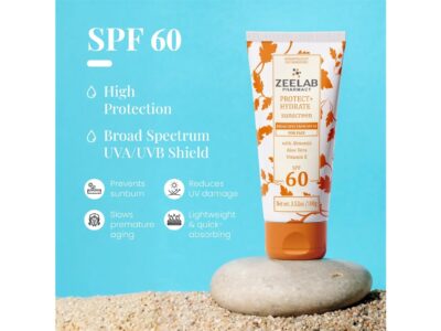Sunscreen Lotion SPF 60 broad spectrum UVA UVB protection