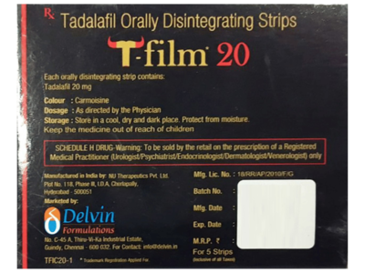 T-Film 20 Mg Disintegrating Strip