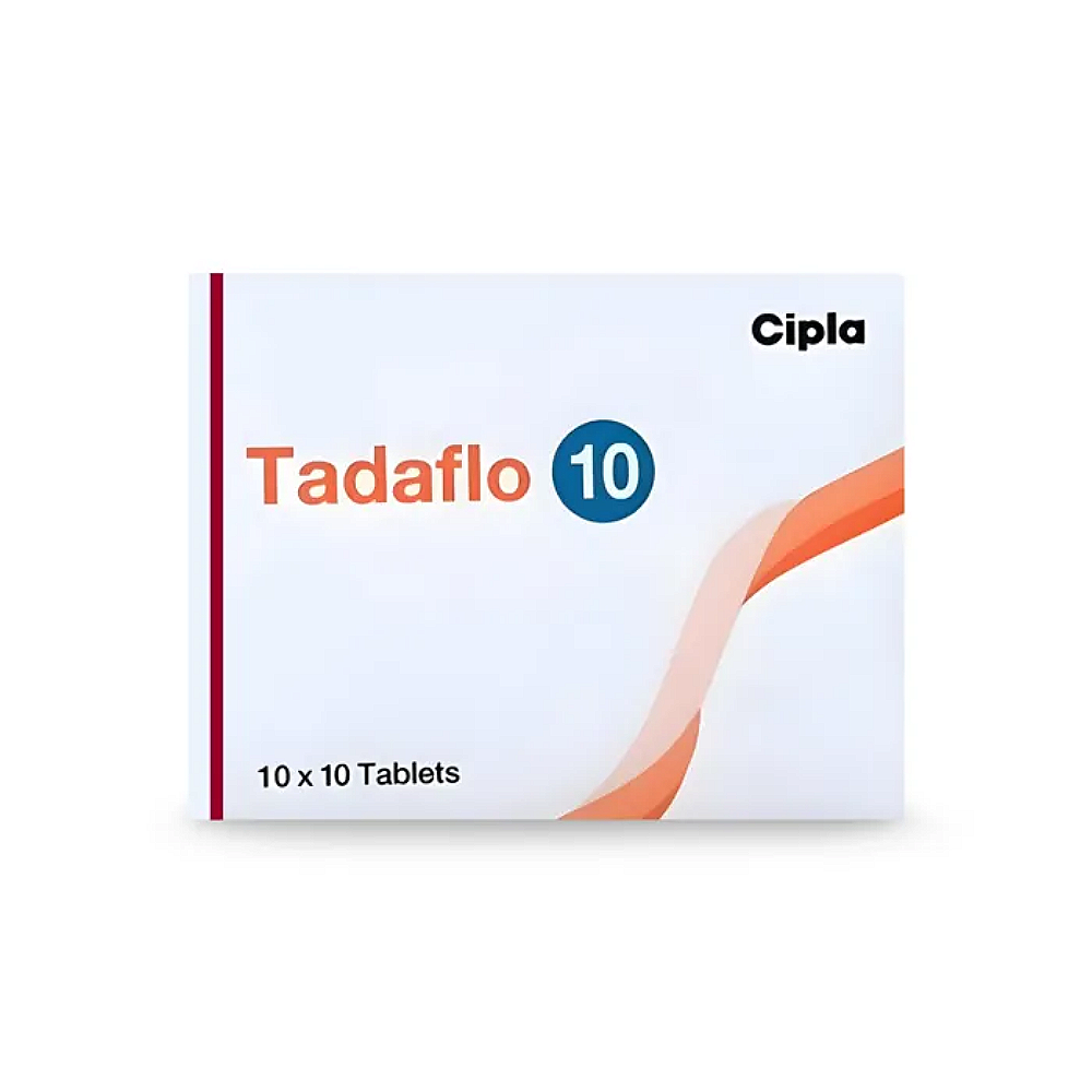 Tadaflo 10 mg Tadalafil tablet by Cipla