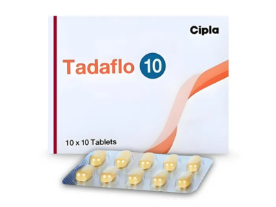 Tadaflo 10 mg Tadalafil tablet by Cipla