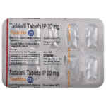 Tadaflo 20 mg Tadalafil tablet by Cipla