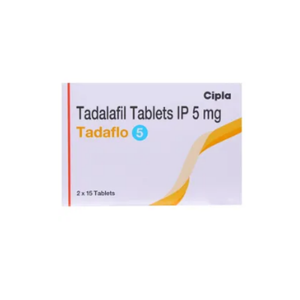 Tadaflo 5 mg Tadalafil tablet by Cipla