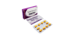 Tadaga Power 80 Mg Tablet (Tadalafil 80mg) box with blister strip of 10 tablets front and back