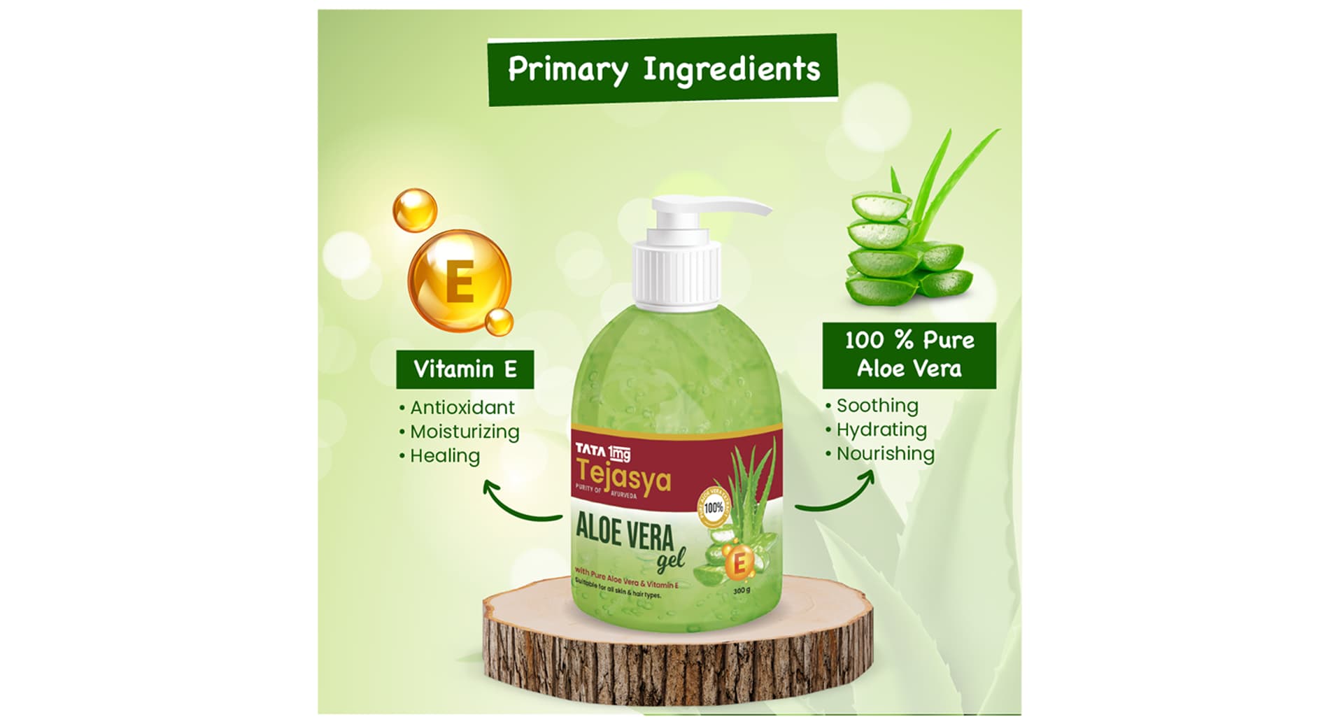 Tejasya Aloe Vera Gel - Image 3