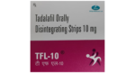 TFL-10 Tadalafil Orally Disintegrating Strips 10mg box
