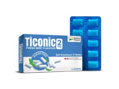 Healing Pharma Ticonic Nicotine Polacrilex Chewing Gum