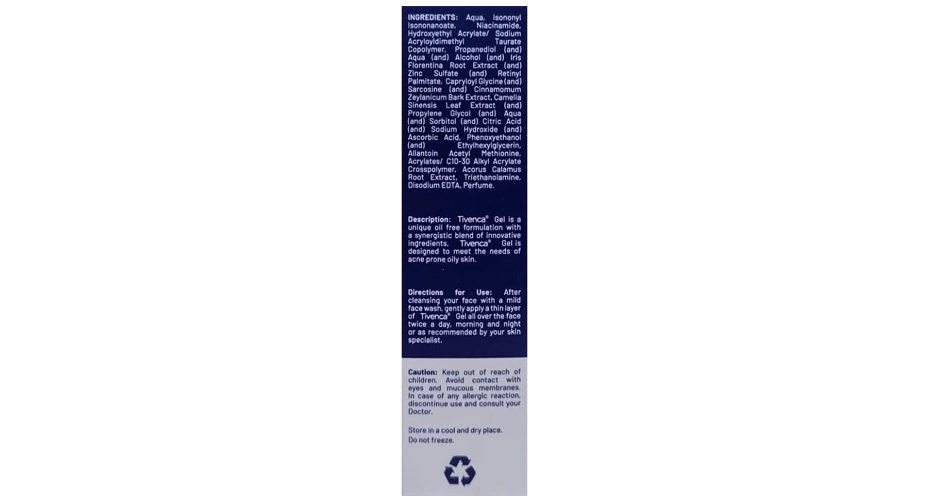 Tivenca Gel for Acne Prone Oily Skin - Image 2