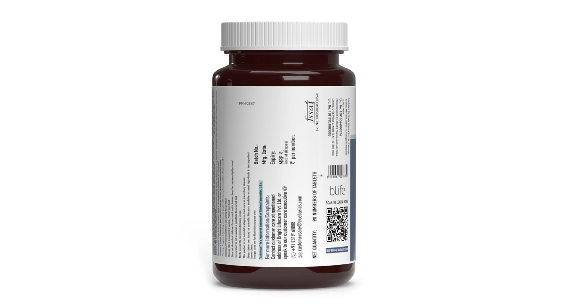 TrueBasics Advance Calcium with Vitamin D3 and K2-MK7 - Image 2