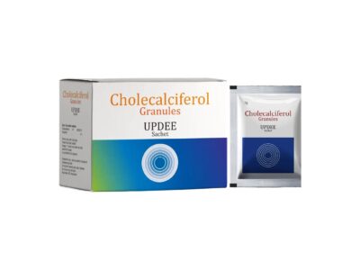 Updee Vitamin D3 Cholecalciferol 60000 IU Sachet box and pack