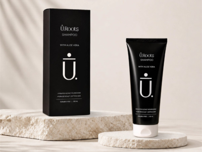 URoots Shampoo with Aloe Vera and Pro-Moisturisers For Men and Women