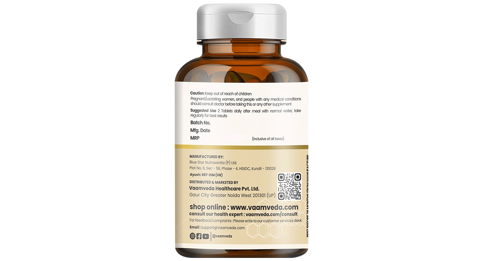 Vaamveda Ashwagandha+ Extract Tablet - Image 2
