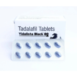 Vidalista Black 80 Mg Tablet Tadalafil 80mg box and blister strip