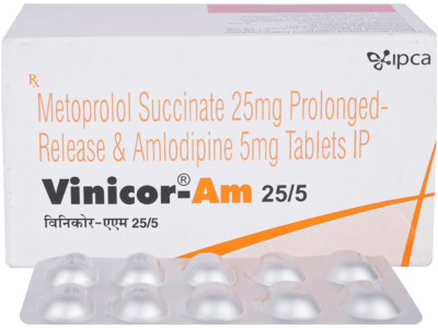Vinicor-AM 25/5 mg Tablet PR