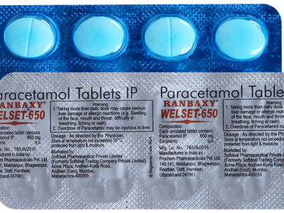 Welset 650 Tablet Composition Label