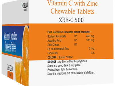 Zee-C 500 Chewable Tablet Composition
