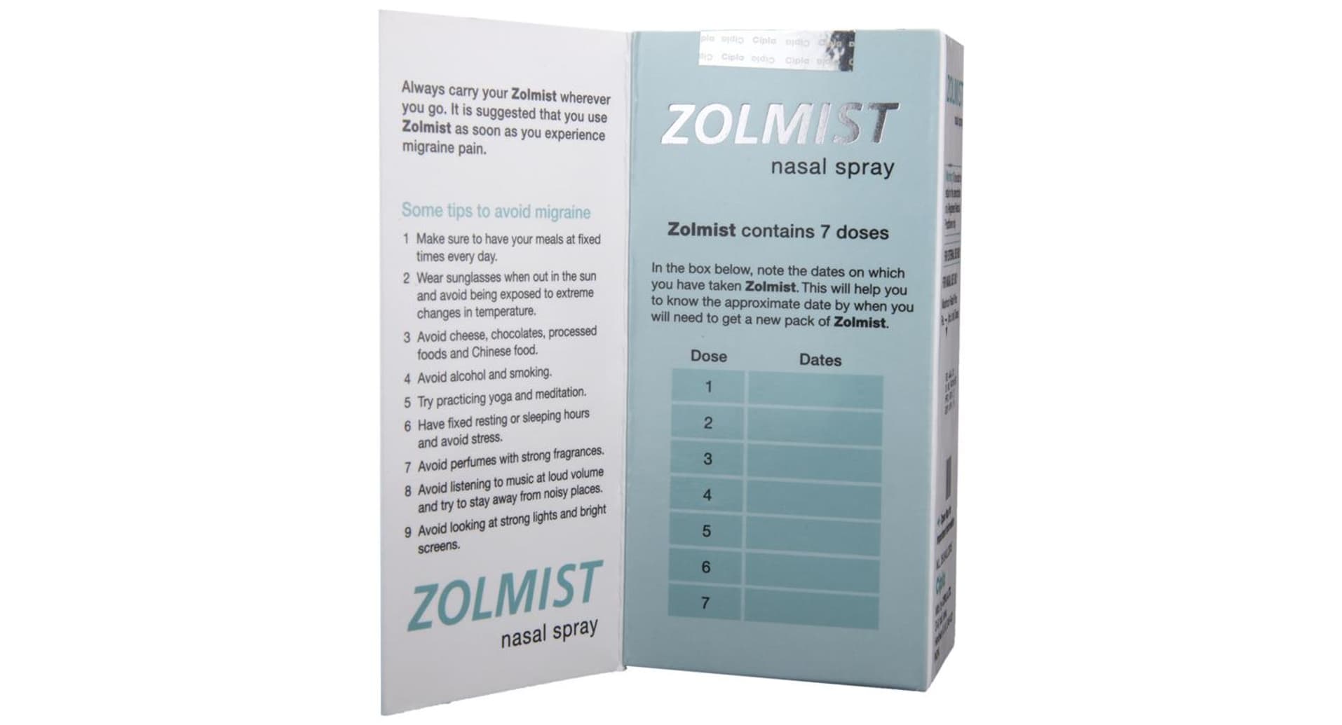 Zolmist Nasal Spray - Image 4