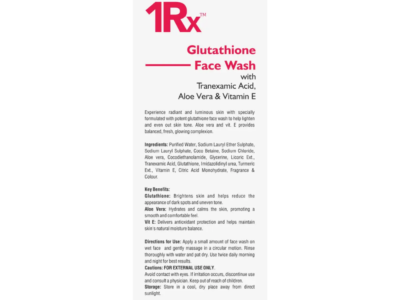 1RX Glutathione Face Wash 250ml