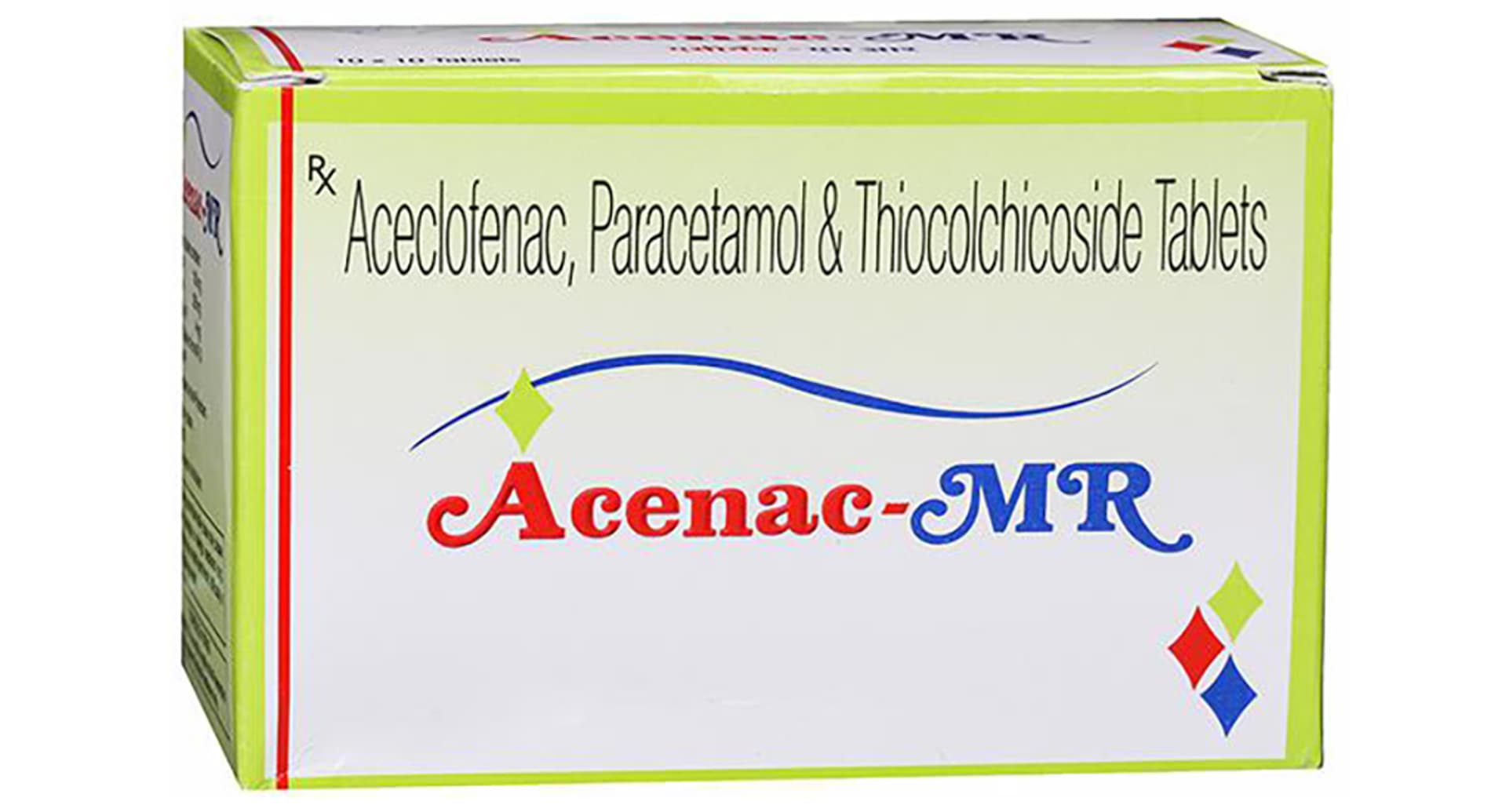 Acenac-MR 4mg/100mg/325mg Tablet pack front view