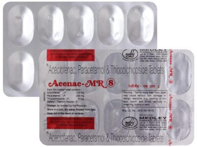 Acenac-MR 8mg/100mg/325mg Tablet pack side view