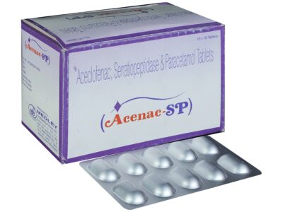 Acenac-SP 100mg/325mg/15mg Tablet pack front view