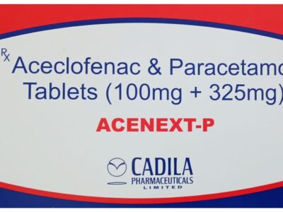 Acenext-P 100mg/325mg Tablet pack front view