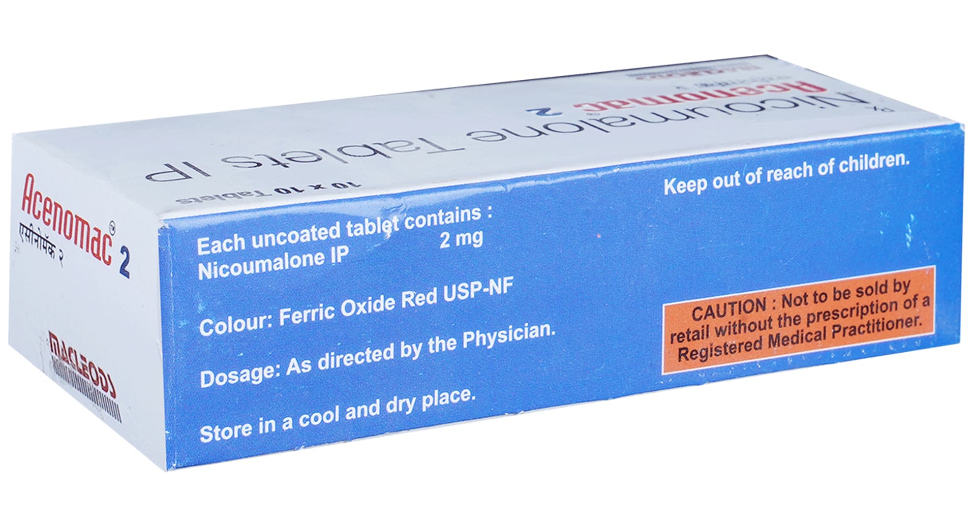 Acenomac 2mg Tablet pack front view