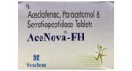 AceNova-FH 100mg/325mg/15mg Tablet pack front view