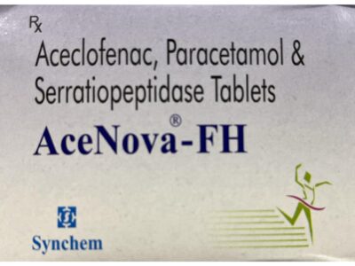 AceNova-FH 100mg/325mg/15mg Tablet pack front view