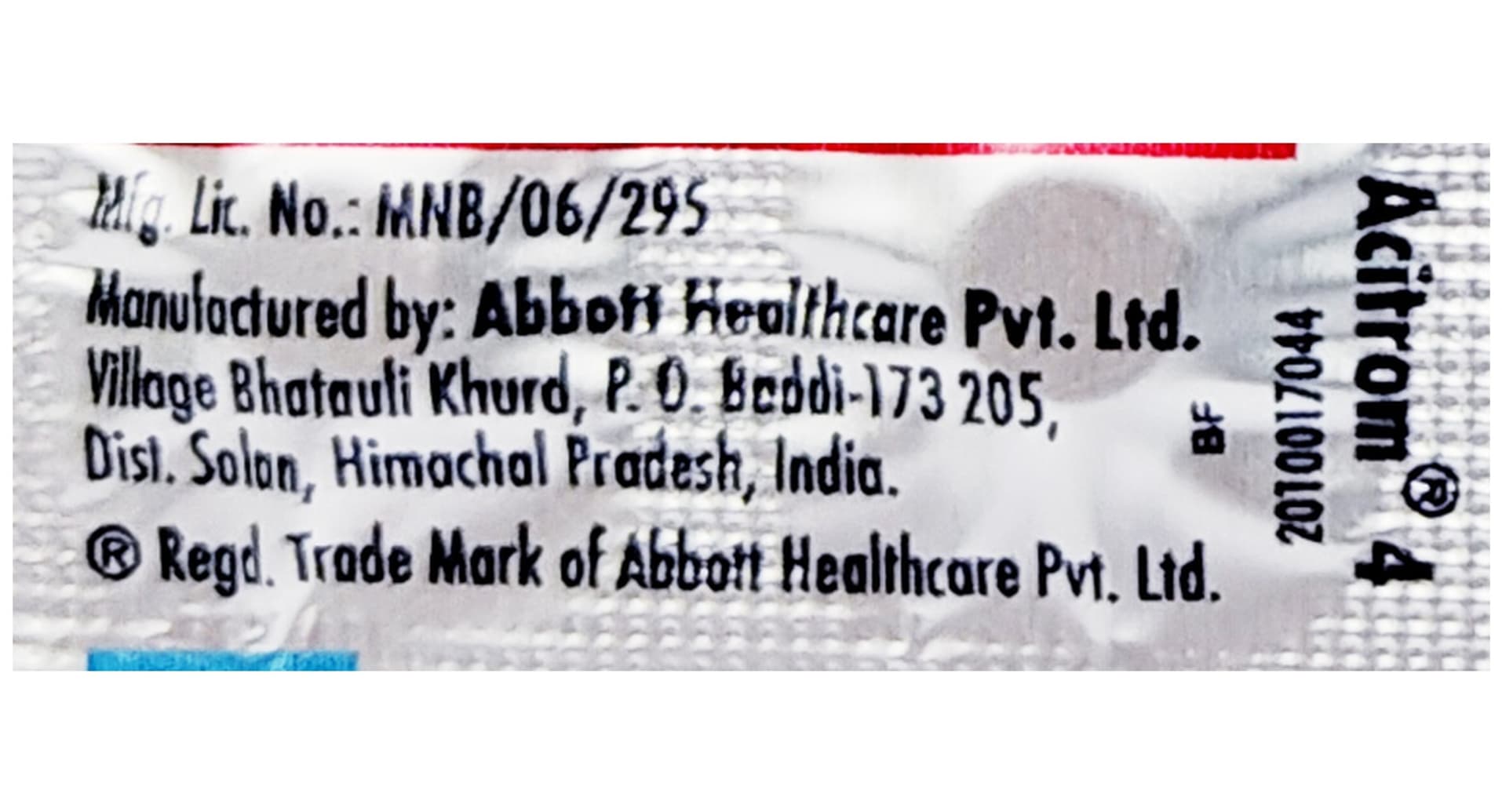 Acitrom 4mg Tablet pack front view