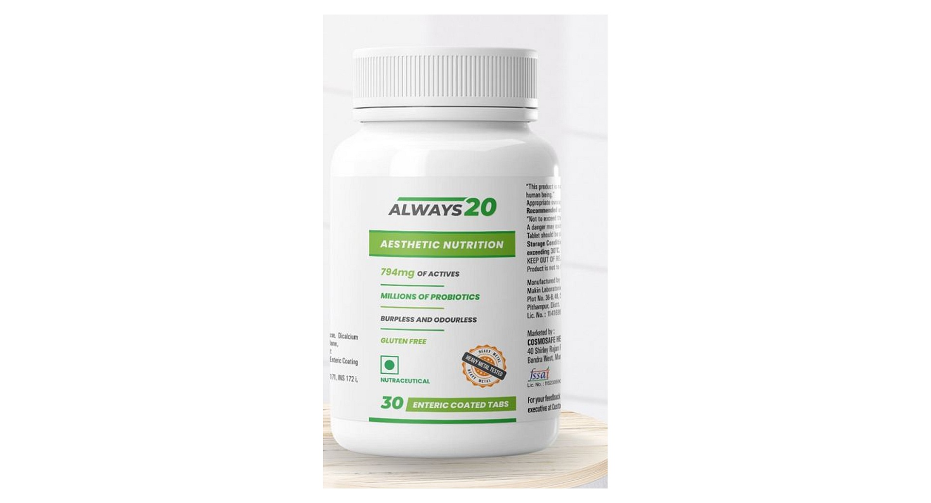 Always 20 Aesthetic Nutrition Tablets