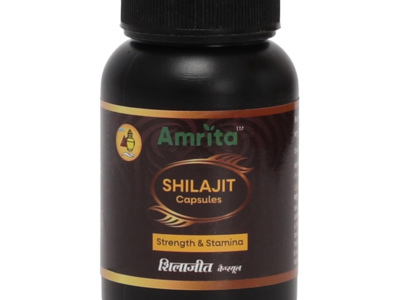Amrita Shilajit Capsules bottle