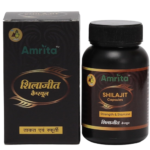 Amrita Shilajit Capsules 30 capsules box and bottle