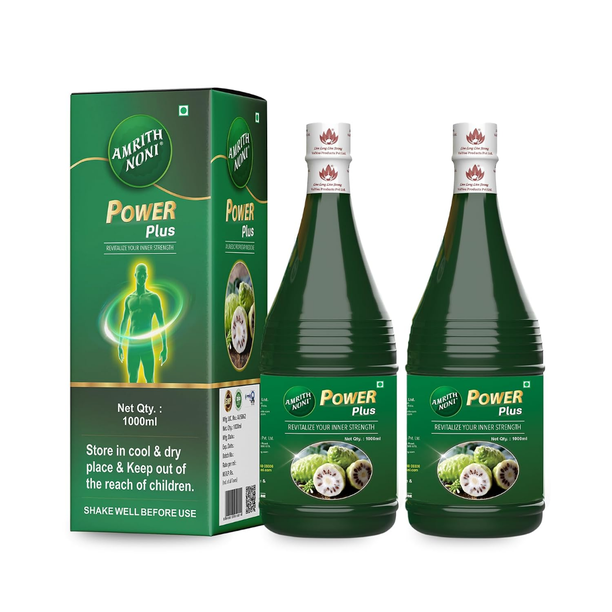 Amrith Noni Power Plus Juice strip blister view