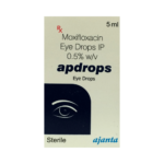 Apdrops Moxifloxacin 0.5% eye drop 5 ml - front pack