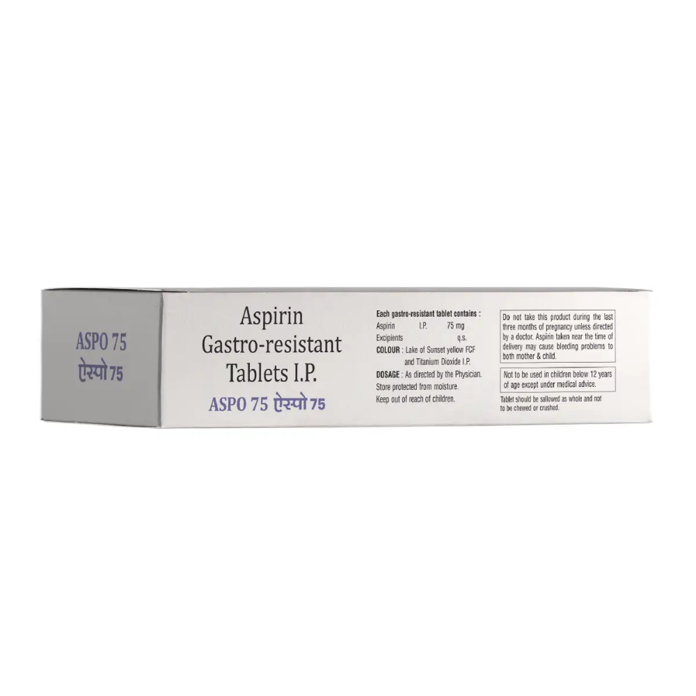 Aspo 75mg Tablet