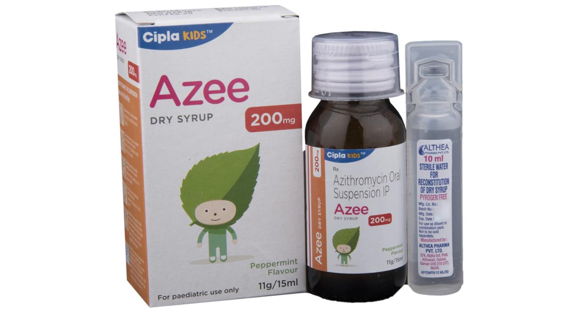 Azee 200mg Dry Syrup Peppermint - image 1