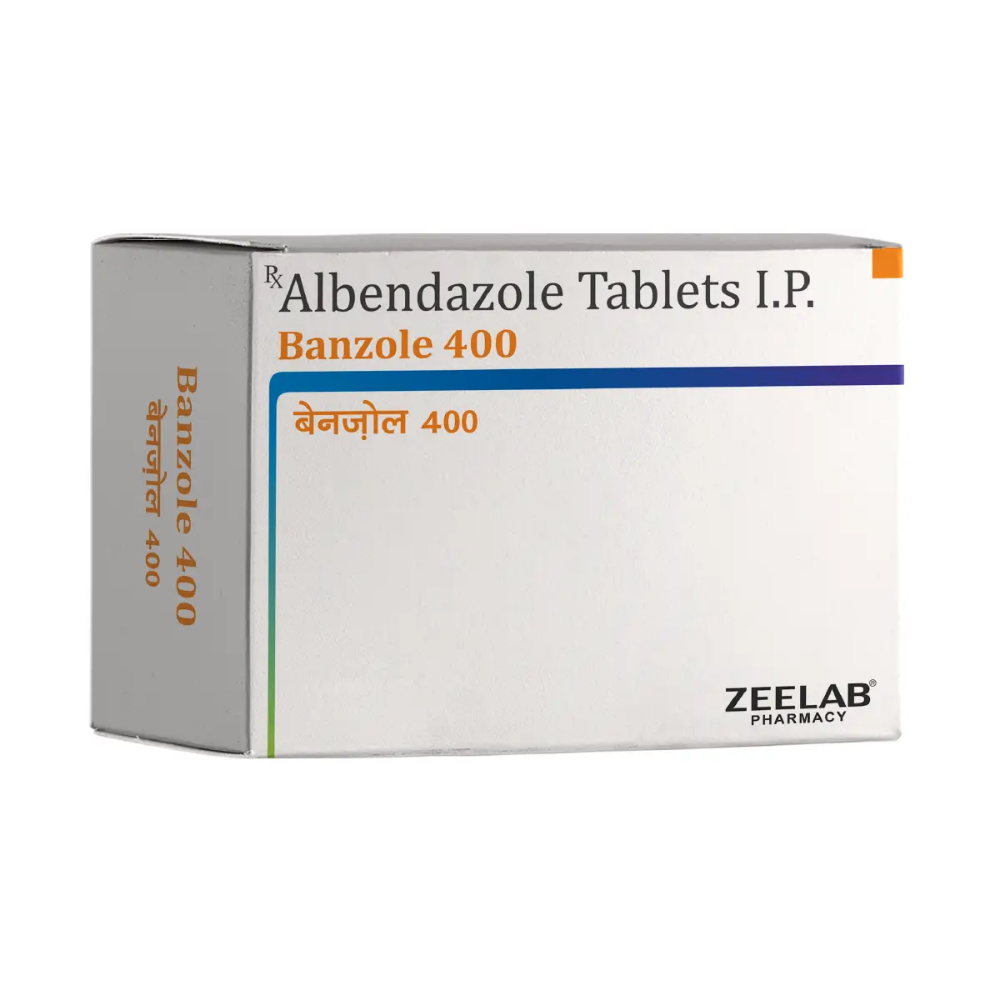 Banzole 400mg Anti Worm Tablet