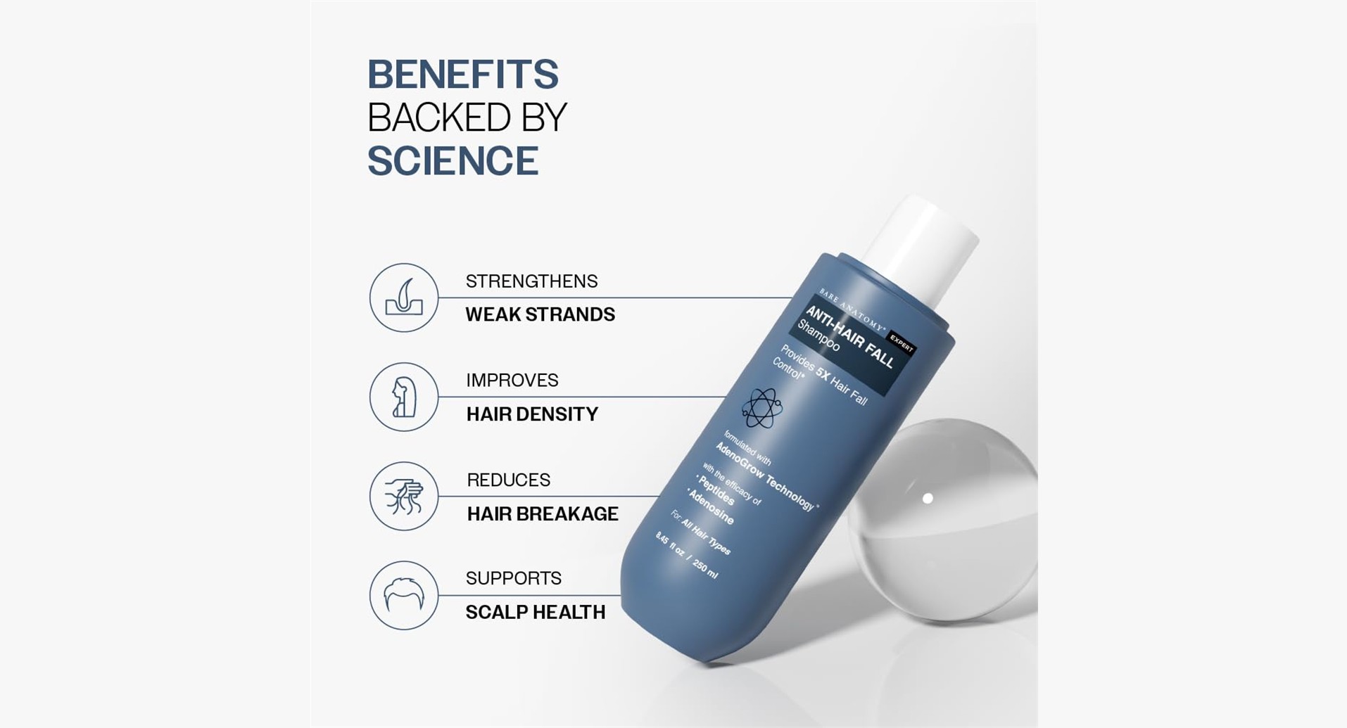 Bare Anatomy Anti-Hair Fall Shampoo