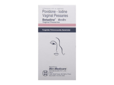 Betadine Vaginal Pessaries carton front pack