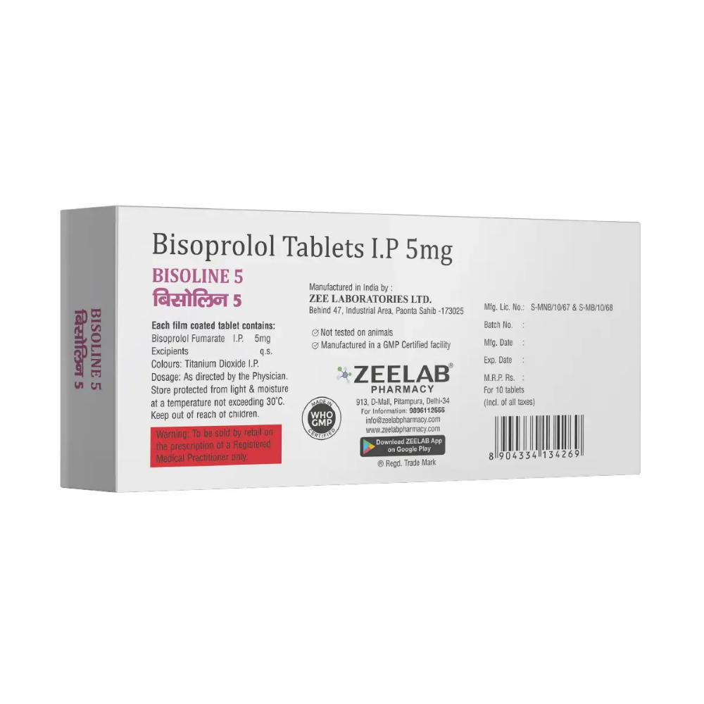 Bisoline 5mg Tablet