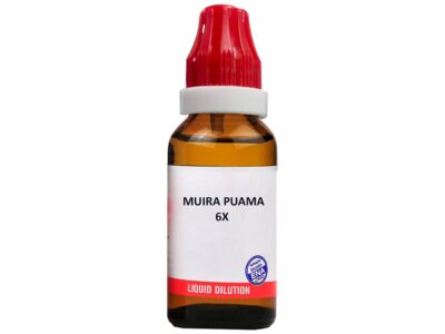 Bjain Muira Puama Dilution 6X homoeopathic liquid dilution bottle front label