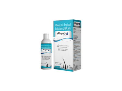 Blogain-5 Hair Growth Topical Solution pack front view